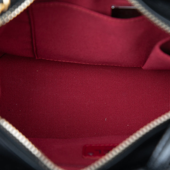 Chanel Small Matelassé vieilli Cuir de veau Gabrielle Hobo