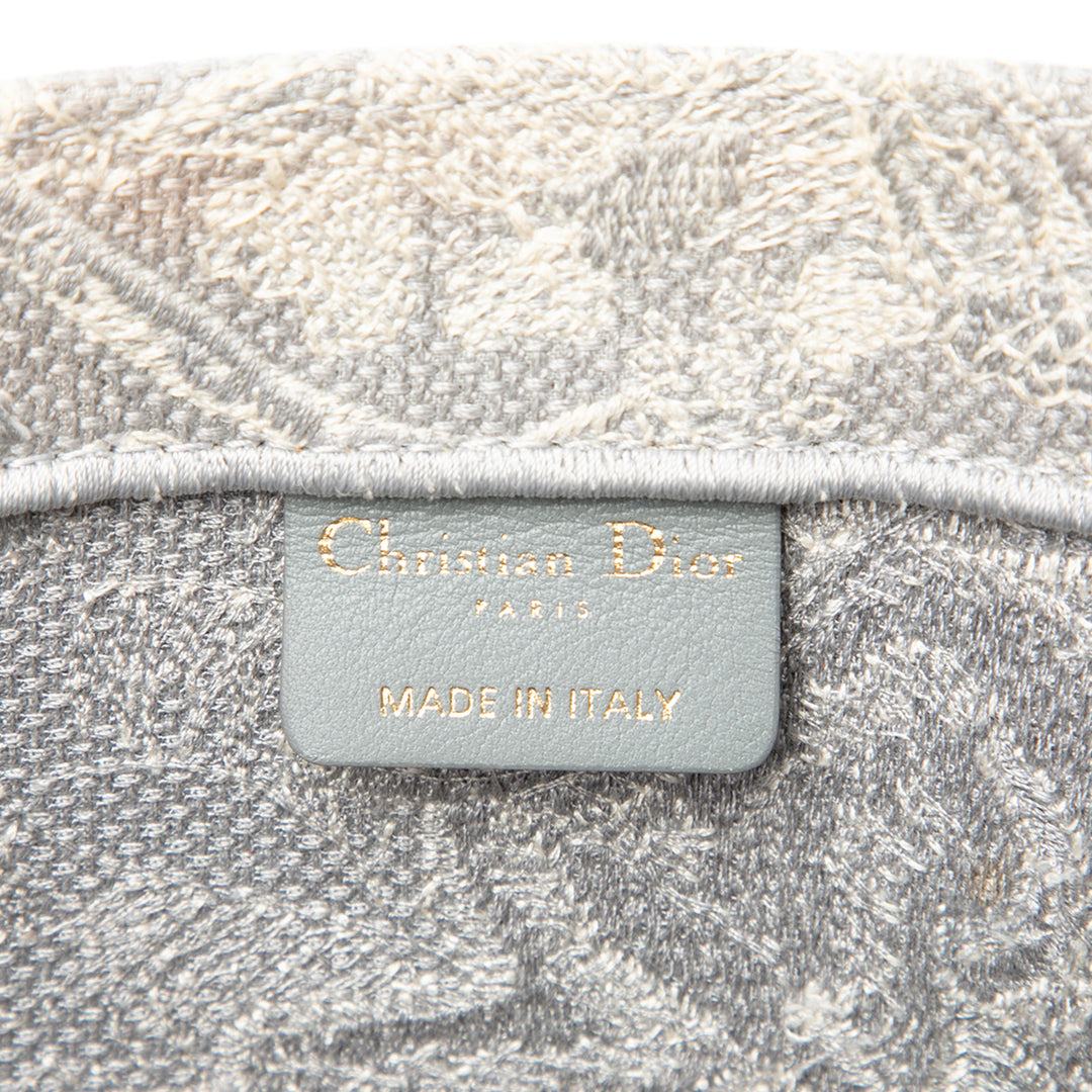 Dior Book Tote brodé Dioriviera De Jouy Grand Gris – vue 5 – GABY PARIS