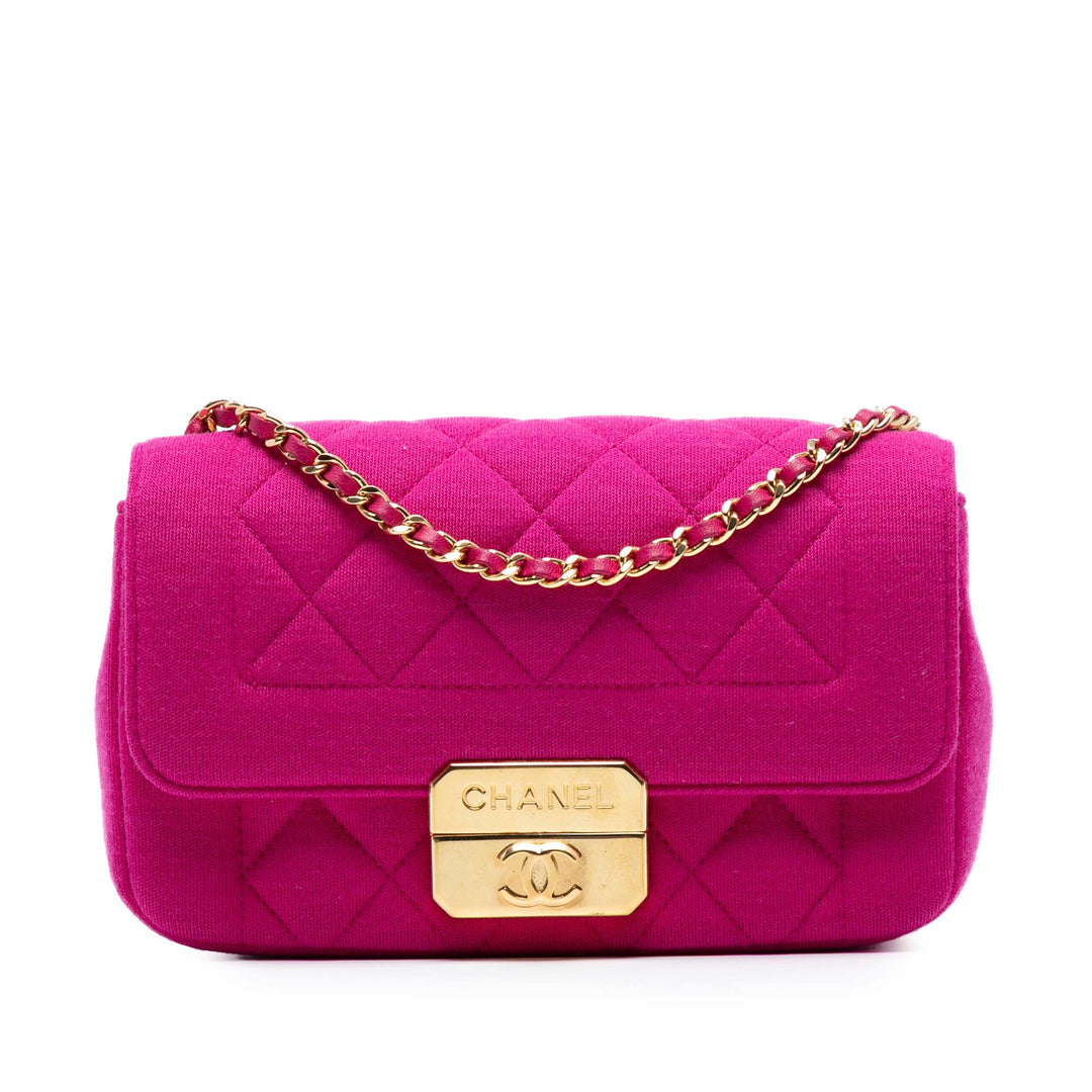 Chanel Mini Jersey Chic With Me Flap Rose – GABY PARIS Authentique