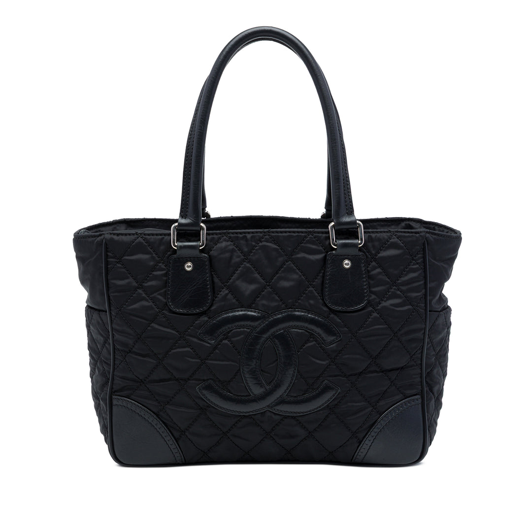 Chanel Paris New York Matelassé Cabas Noir