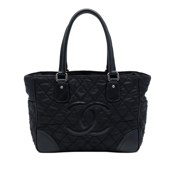 Chanel Paris New York Matelassé Cabas Noir