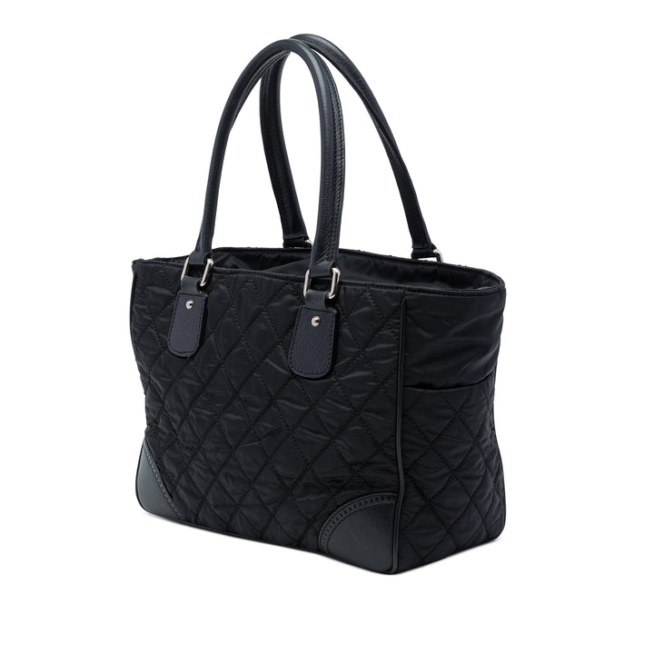 Chanel Paris New York Matelassé Cabas Noir
