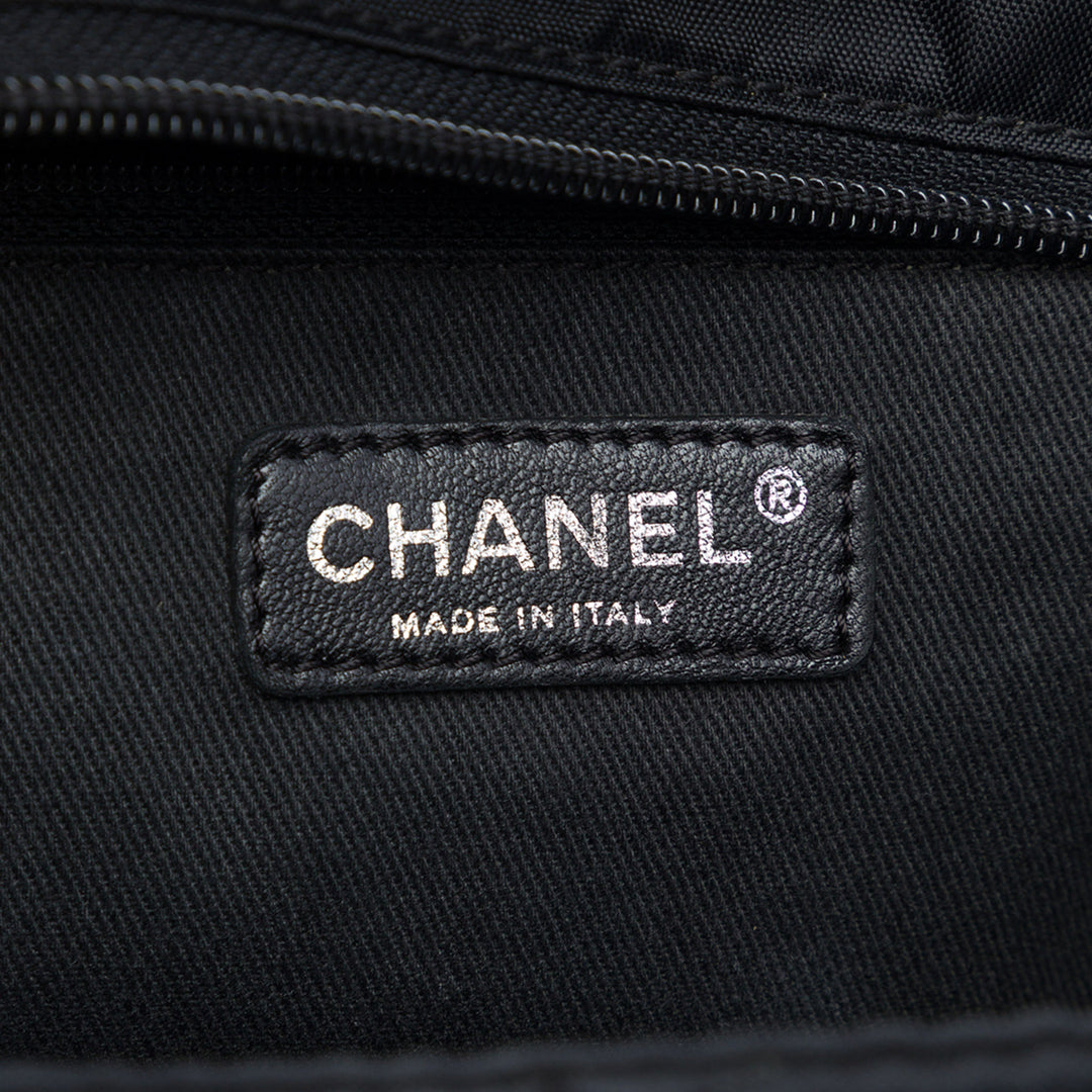 Chanel Paris New York Matelassé Cabas Noir