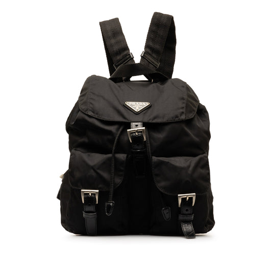 Tessuto Backpack Black - Gaby Paris