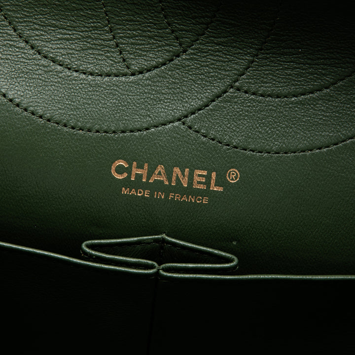 Chanel Matelassé Jersey Reissue 2.55 Double rabat 227 Vert – vue 5 – GABY PARIS