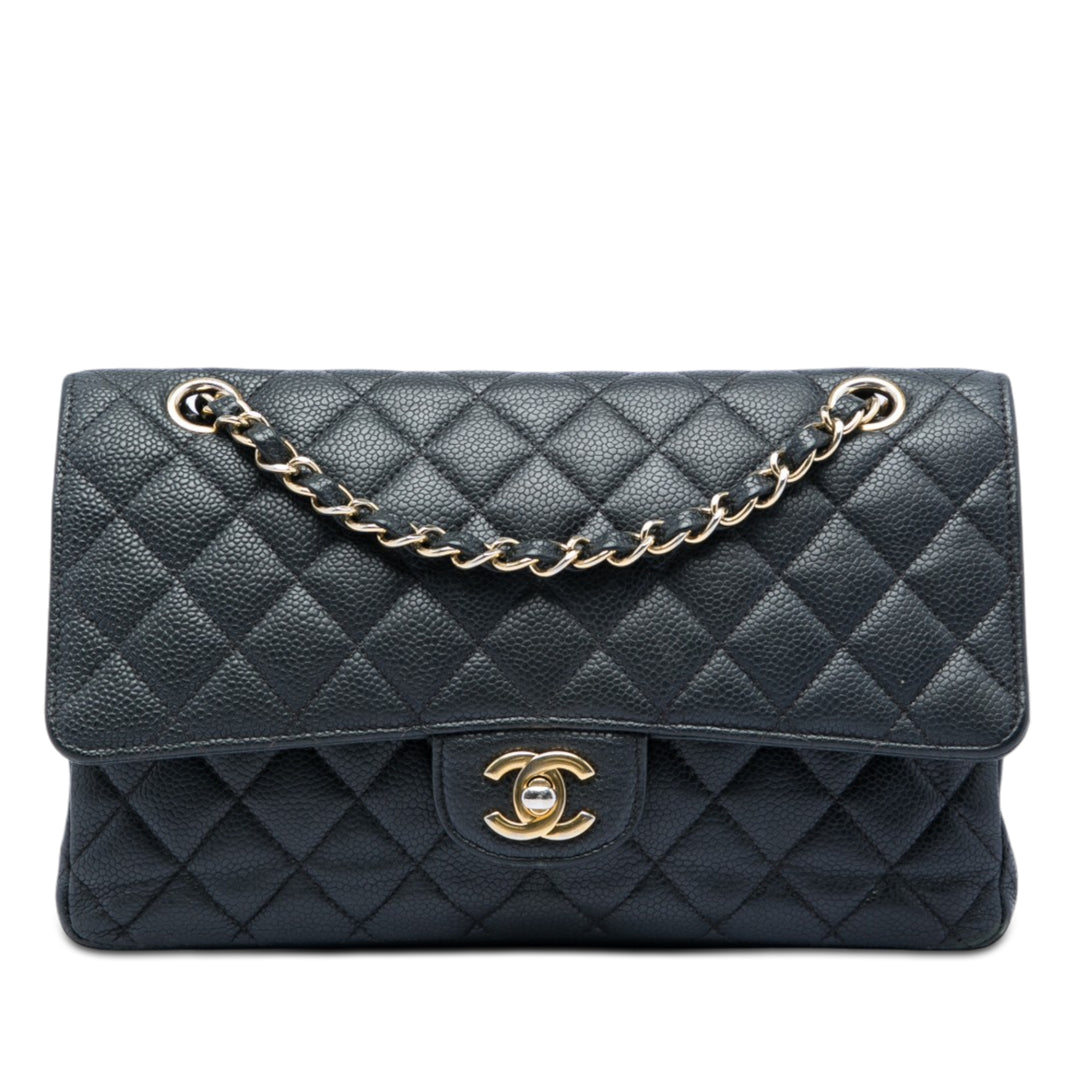 Chanel Medium Classic Caviar Double rabat