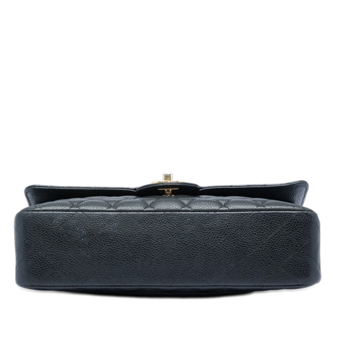 Chanel Medium Classic Caviar Double rabat