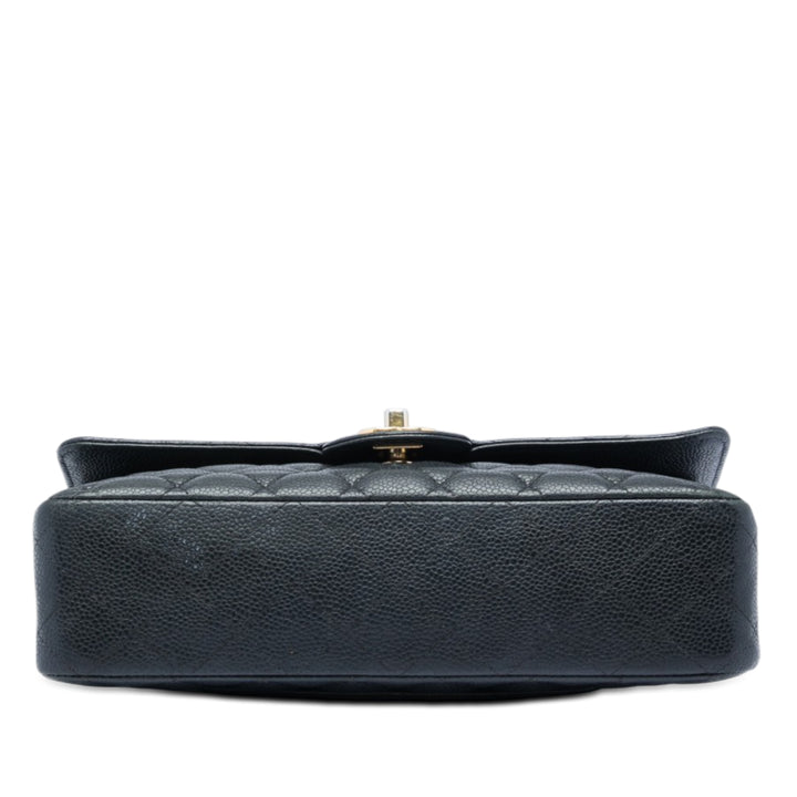 Chanel Medium Classic Caviar Double rabat