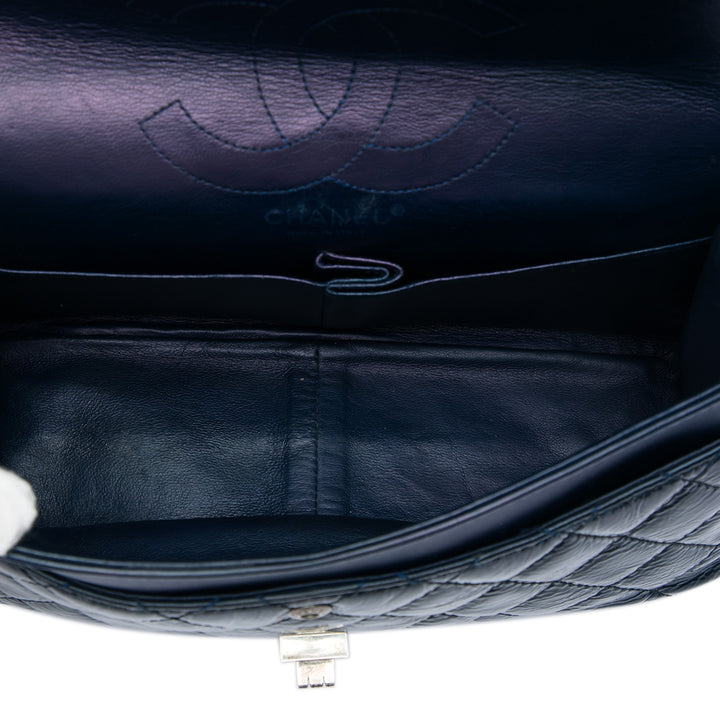 Chanel Matelassé froissé Cuir verni Reissue 2.55 Double rabat 226