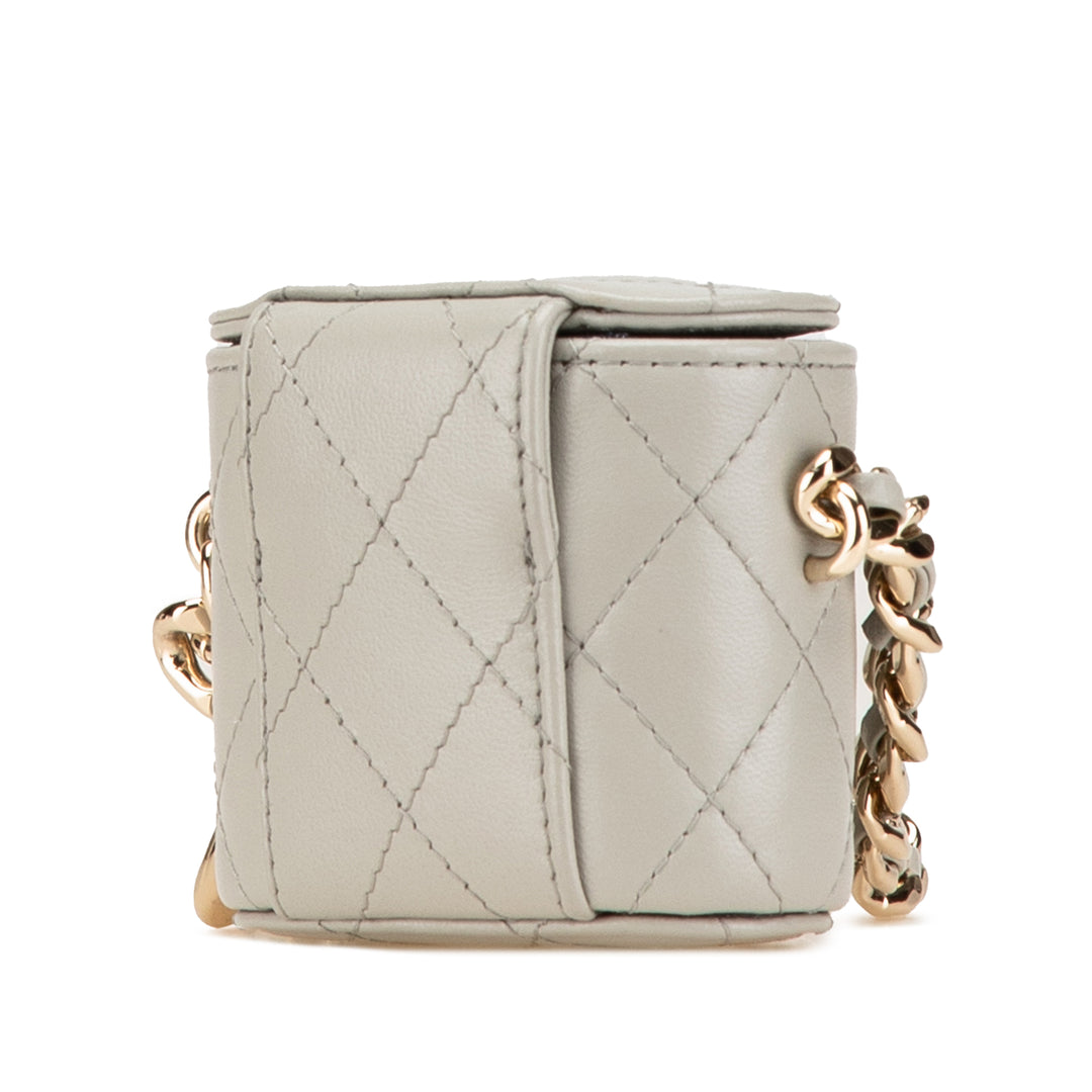 Chanel Mini Cuir d’agneau Elegant Chain Vanity