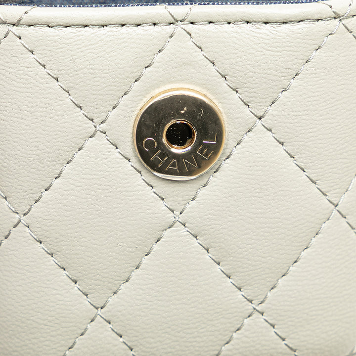 Chanel Mini Cuir d’agneau Elegant Chain Vanity
