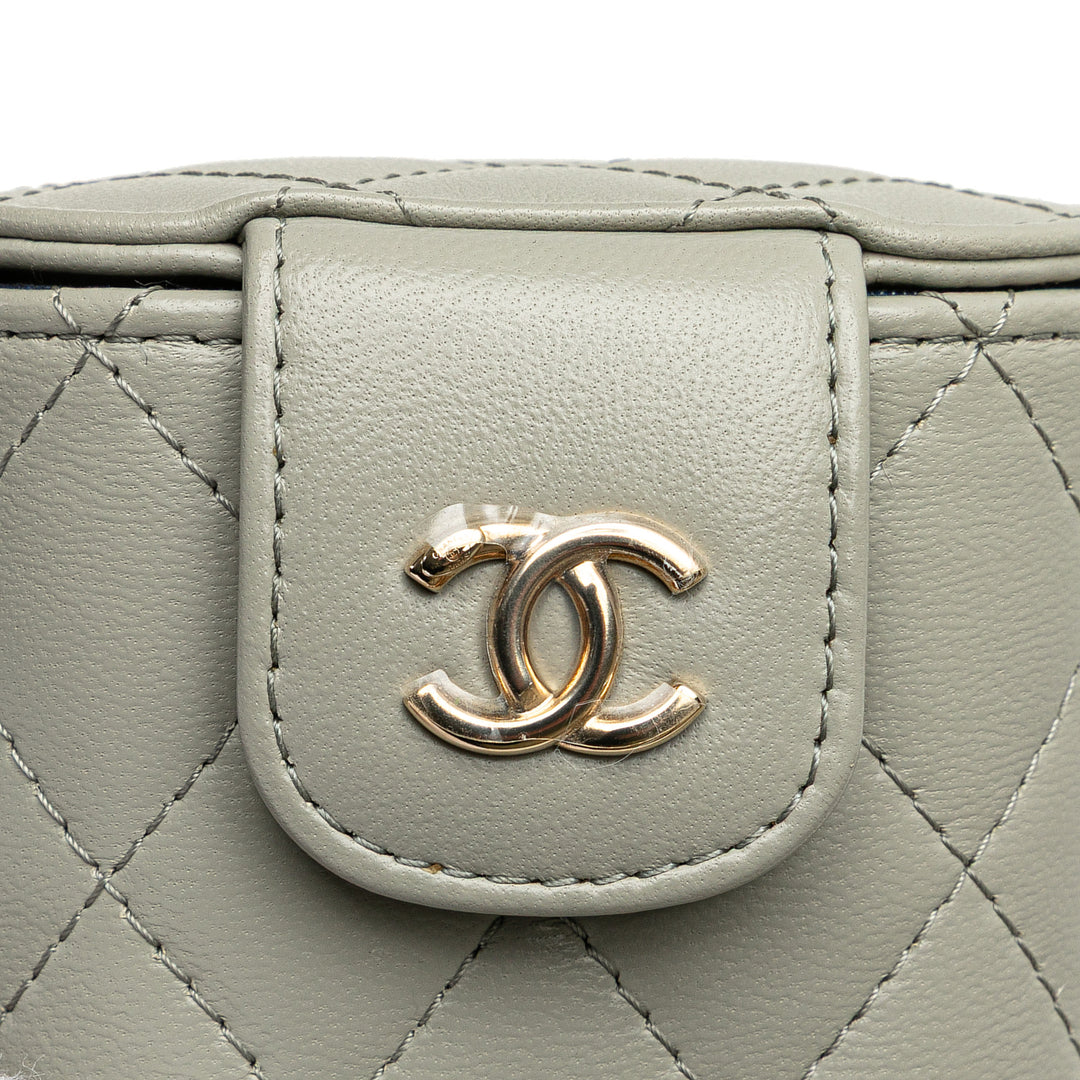Chanel Mini Cuir d’agneau Elegant Chain Vanity