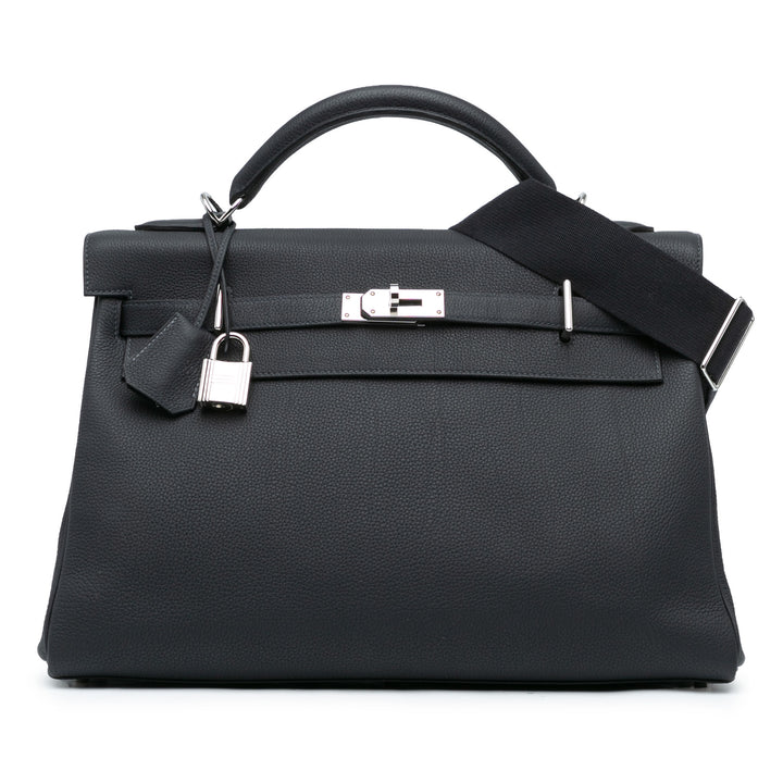 Hermès Togo Maxi Kelly 42 Noir