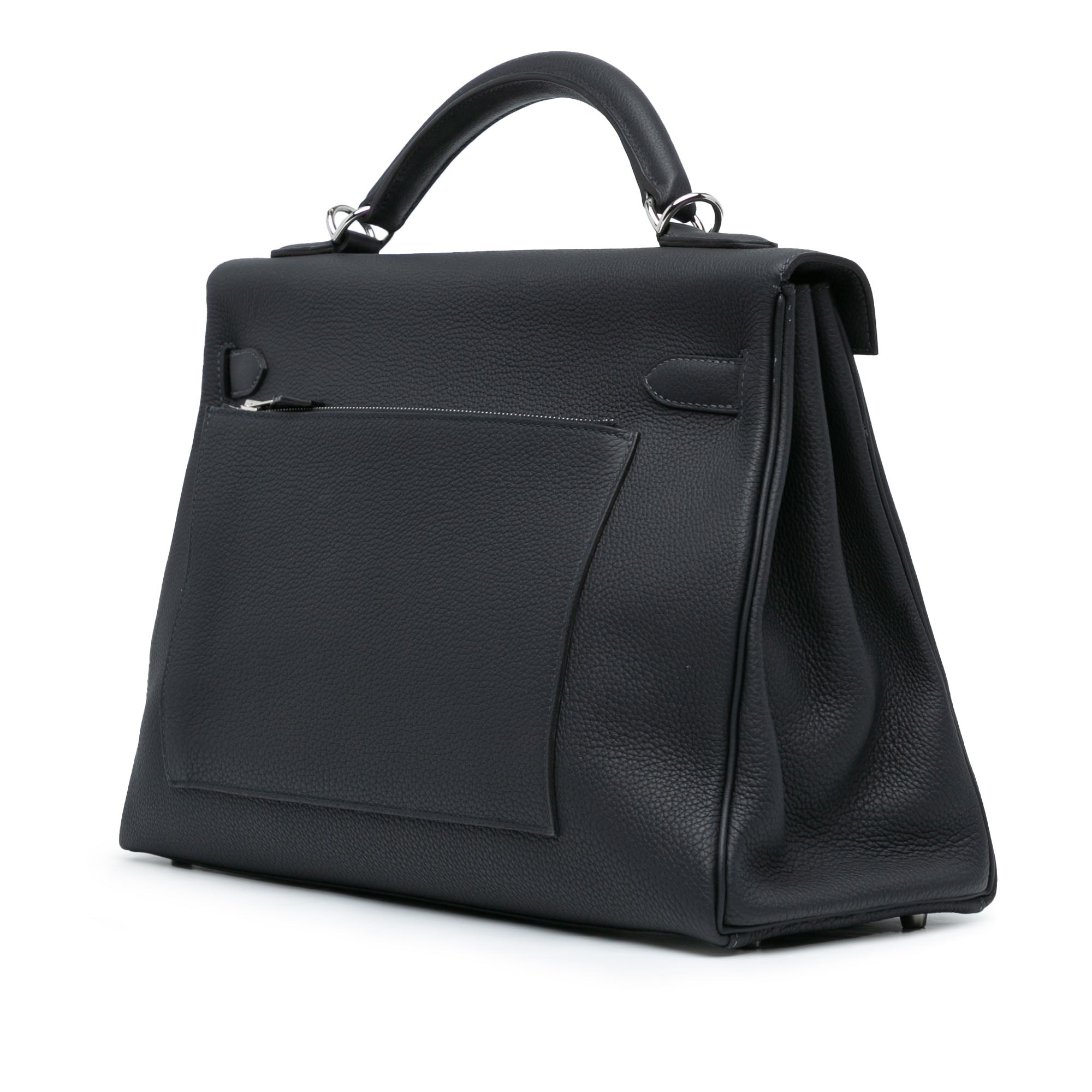 Hermès Hermès Kelly 42 Maxi Togo Black Pre-owned | GABY PARIS