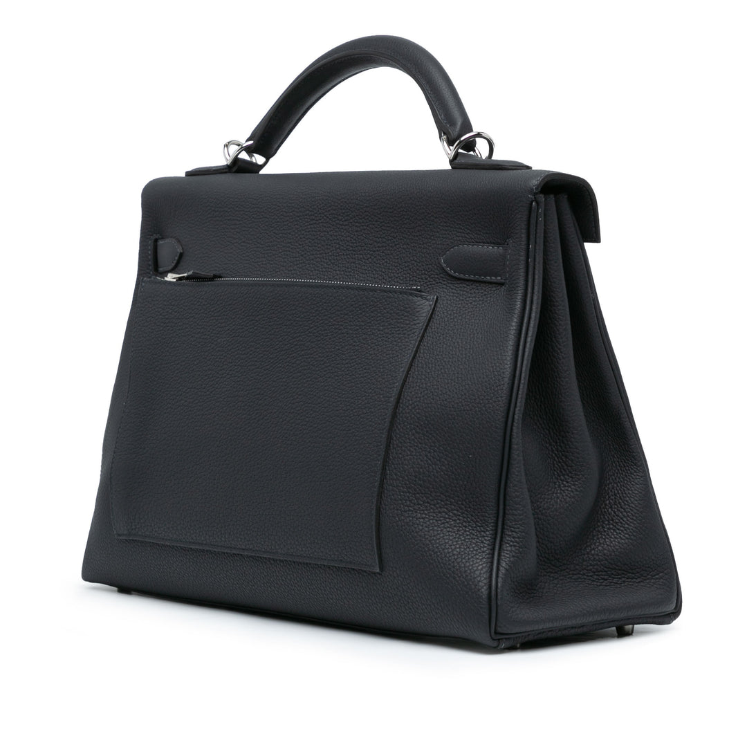 Hermès Togo Maxi Kelly 42 Noir