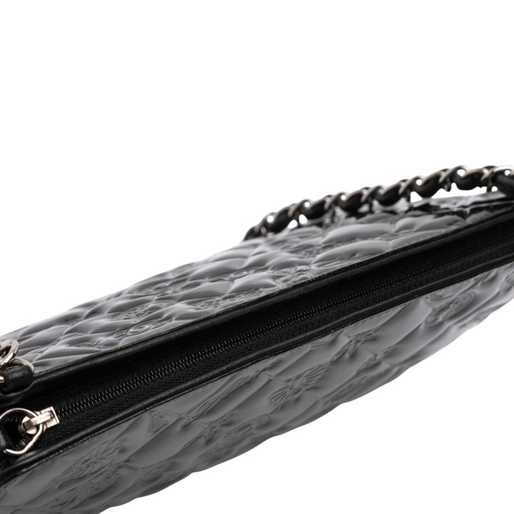 Chanel embossé Cuir verni Lucky Symbols Pochette