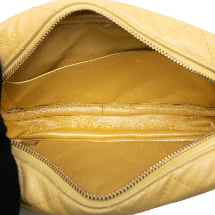 Chanel Mini Matelassé Iridescent Caviar Camera Étui