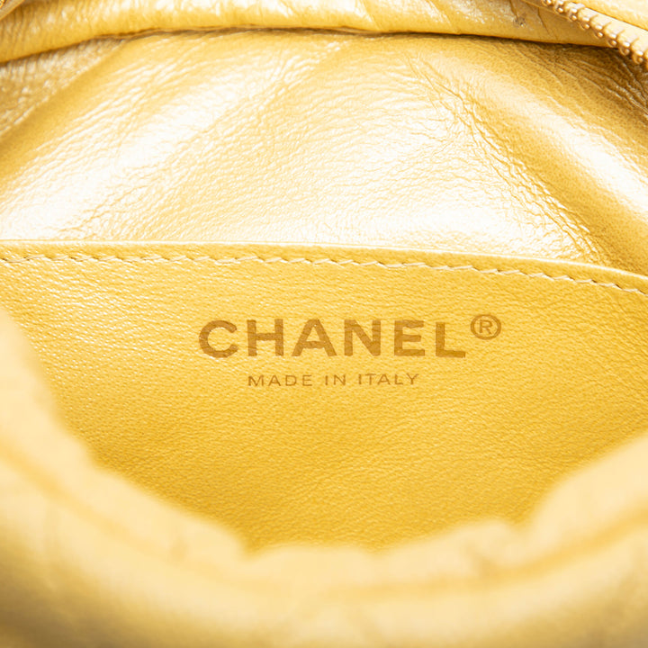 Chanel Mini Matelassé Iridescent Caviar Camera Étui