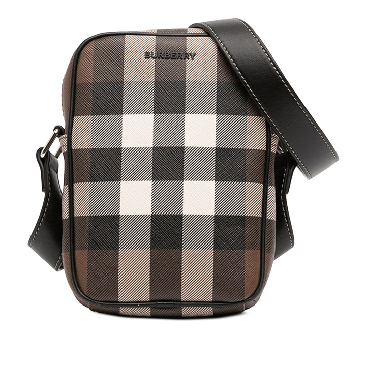 Burberry Giant Check E-Toile Vertical Paddy Sac porté croisé