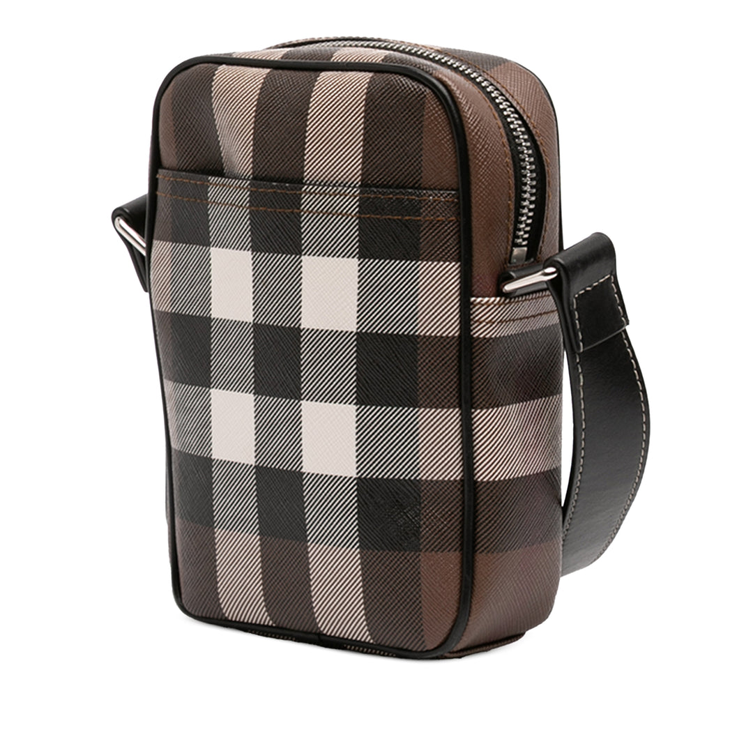 Burberry Giant Check E-Toile Vertical Paddy Sac porté croisé