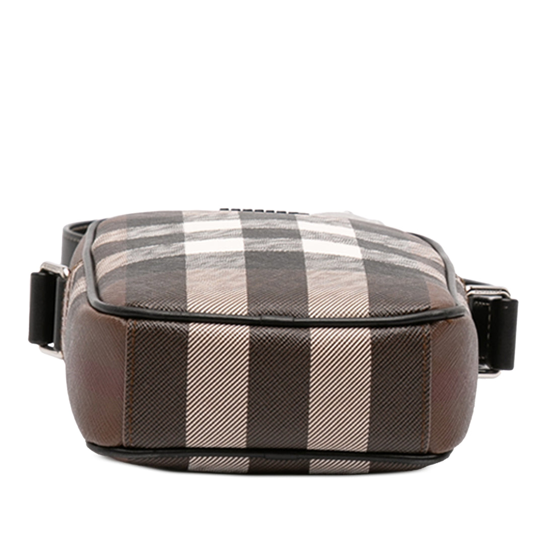 Burberry Giant Check E-Toile Vertical Paddy Sac porté croisé