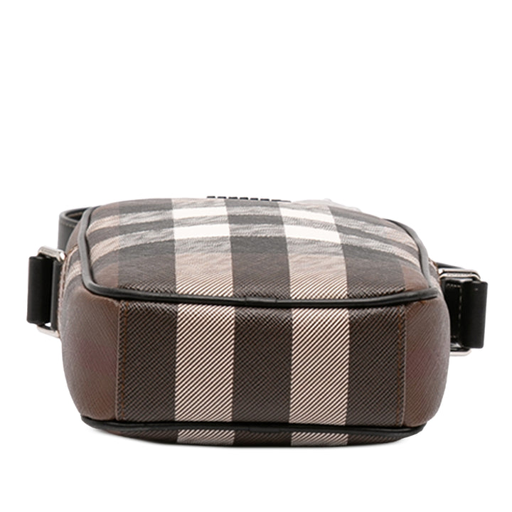 Burberry Giant Check E-Toile Vertical Paddy Sac porté croisé