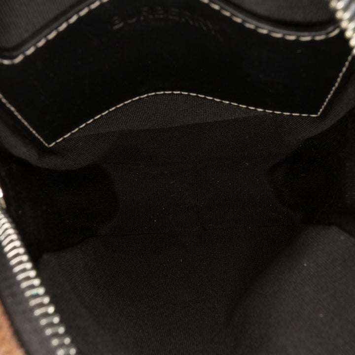 Burberry Giant Check E-Toile Vertical Paddy Sac porté croisé