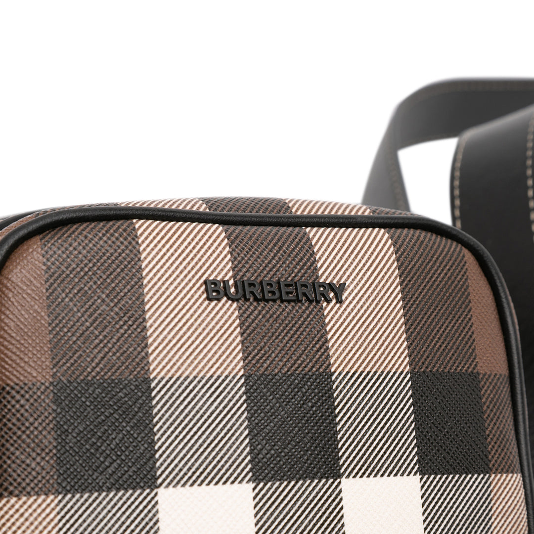 Burberry Giant Check E-Toile Vertical Paddy Sac porté croisé