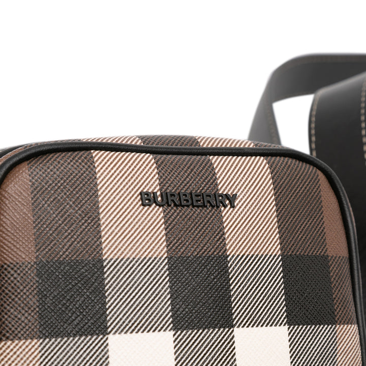 Burberry Giant Check E-Toile Vertical Paddy Sac porté croisé