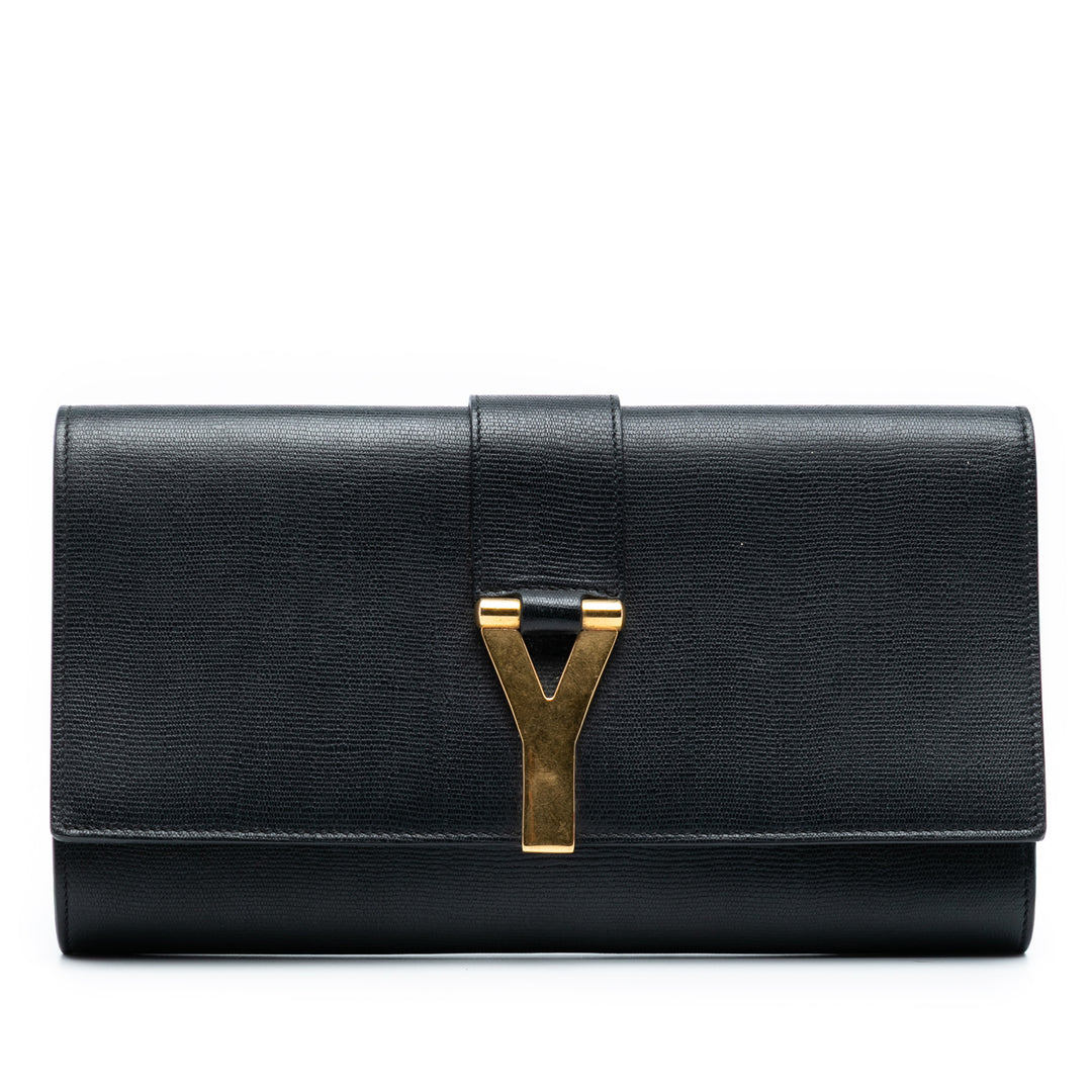 Saint Laurent Cuir Chyc Ligne Pochette – GABY PARIS Authentique