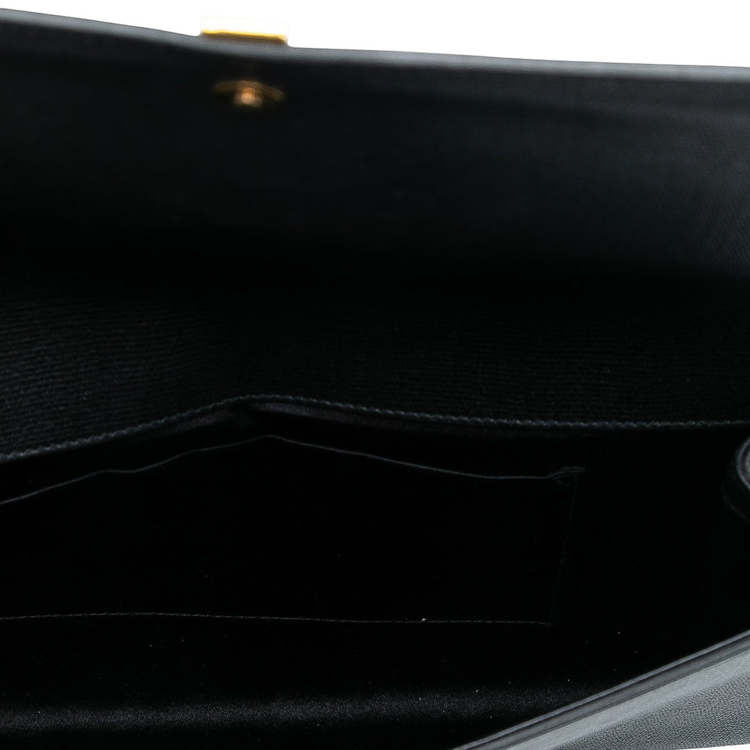 Saint Laurent Cuir Chyc Ligne Pochette – GABY PARIS Authentique