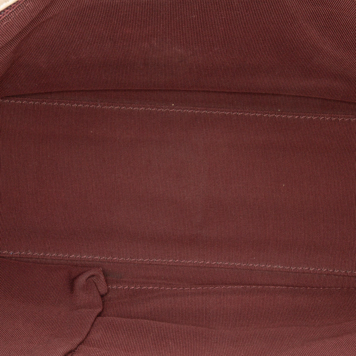 CC Bicolor Quilted Calfskin and Caviar Single Flap Brown - Gaby Paris