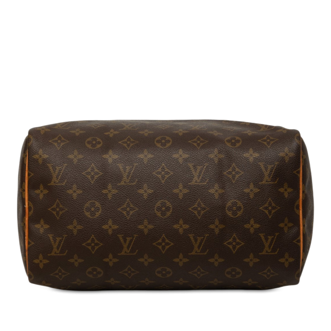 Louis Vuitton Speedy 30 Monogram Marron – vue 3 – GABY PARIS