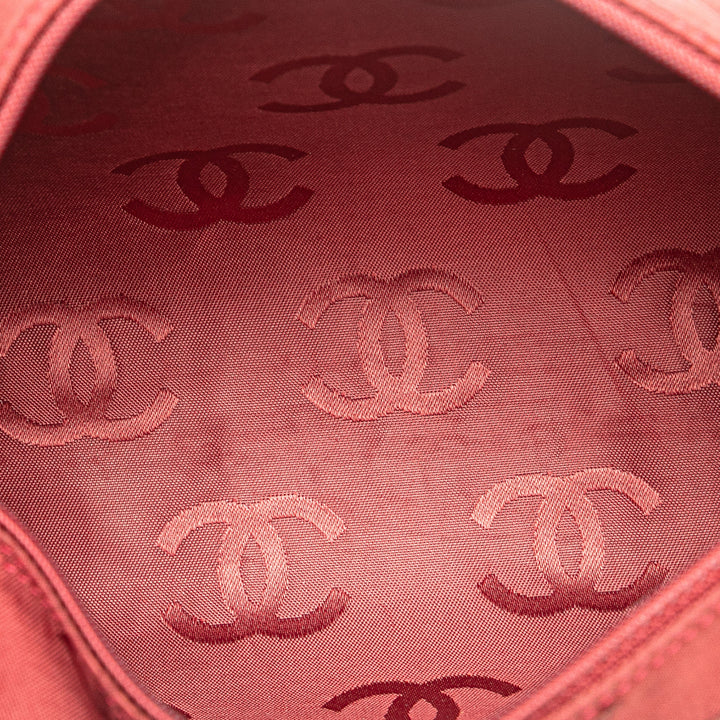 CC Lambskin Wild Stitch Handbag Red - Gaby Paris