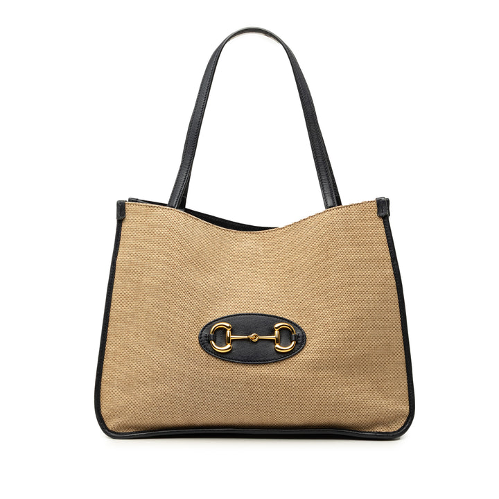 Gucci Medium Toile Horsebit 1955 Cabas