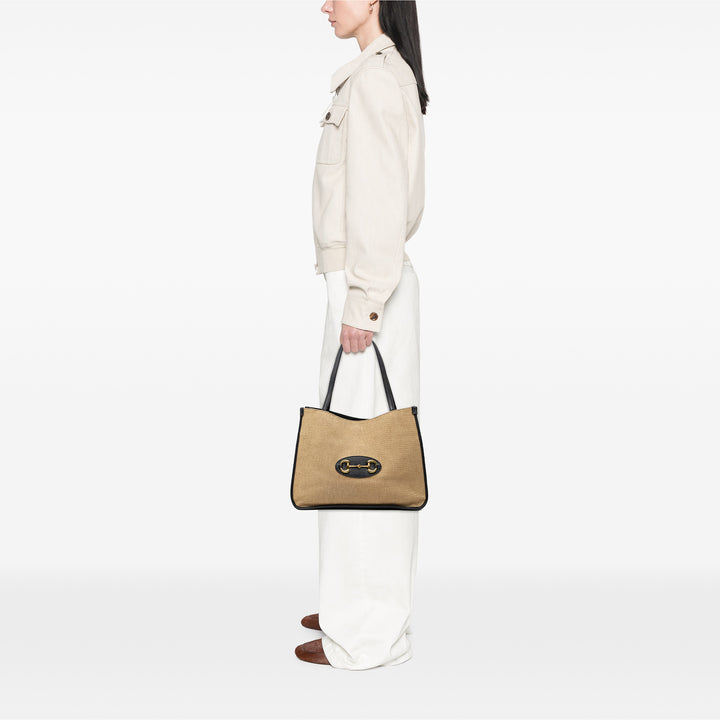 Gucci Medium Toile Horsebit 1955 Cabas