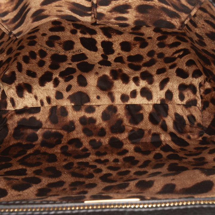 Dolce & Gabbana Cuir de veau Flat Sicily Sac