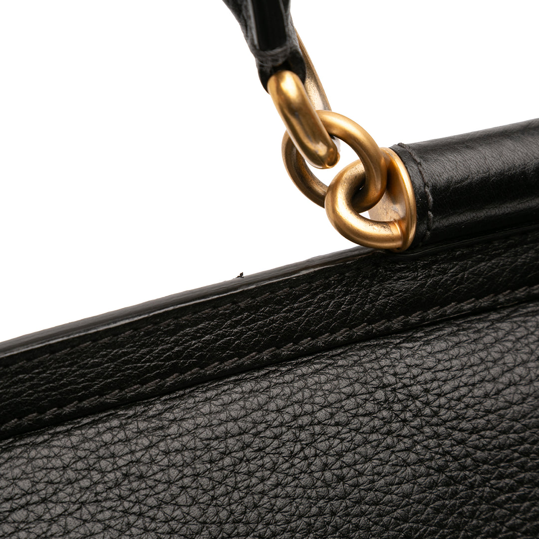 Dolce & Gabbana Cuir de veau Flat Sicily Sac
