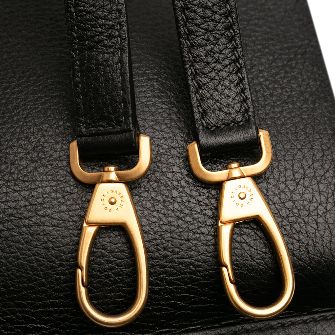 Dolce & Gabbana Cuir de veau Flat Sicily Sac