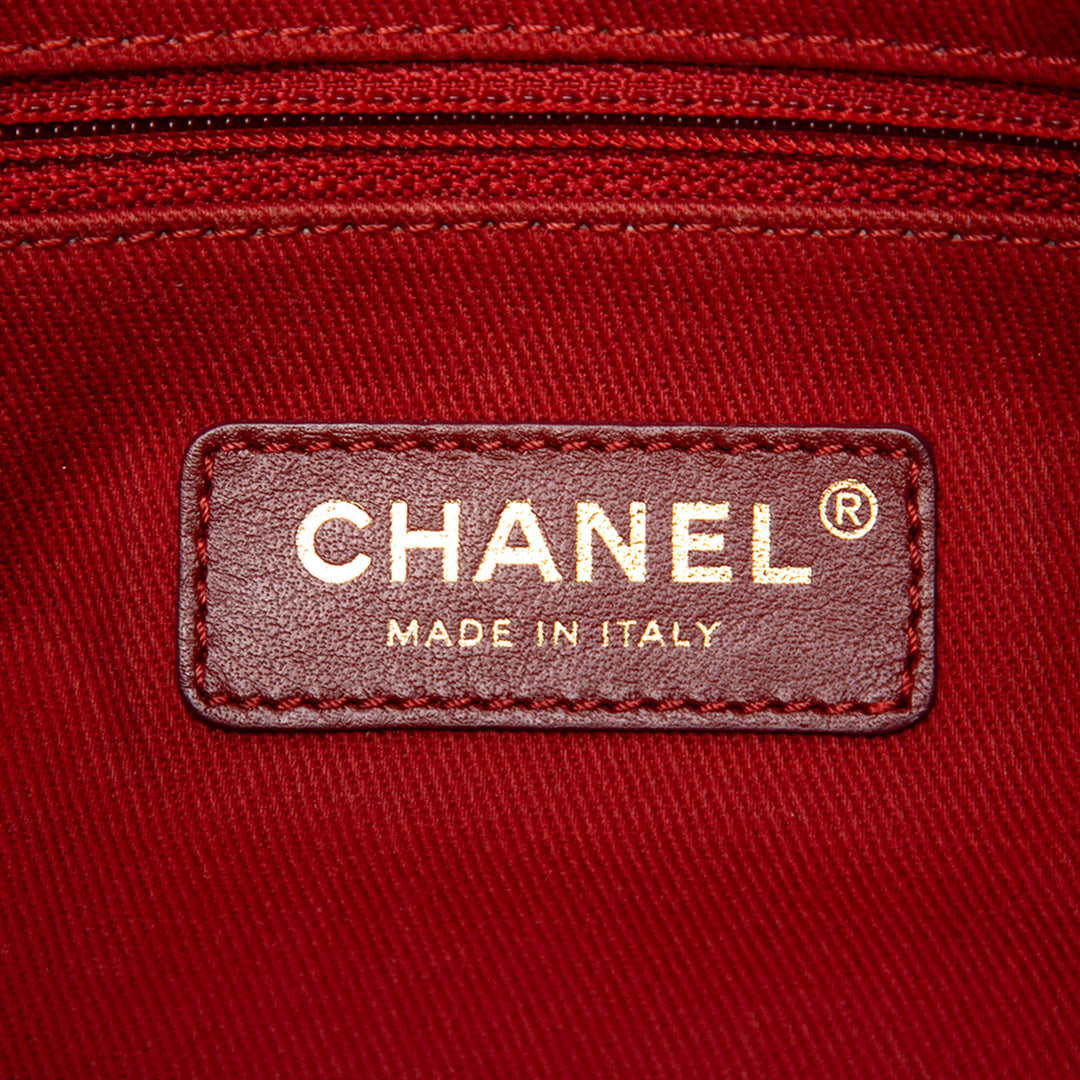 Chanel Deauville Sac à cordon seau Petit Tweed Blanc – vue 5 – GABY PARIS