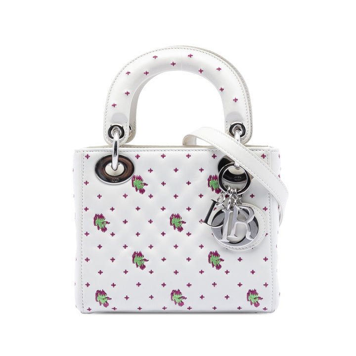 Dior Mini brodé Cuir de veau Lady Dior
