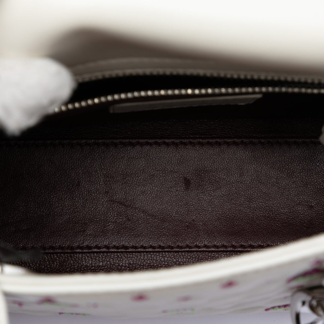 Dior Mini brodé Cuir de veau Lady Dior