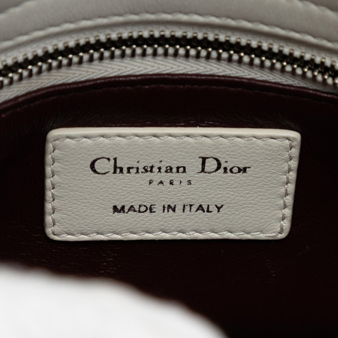 Dior Mini brodé Cuir de veau Lady Dior