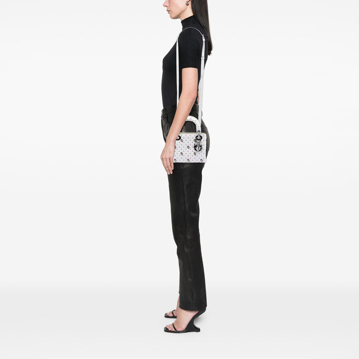 Dior Mini brodé Cuir de veau Lady Dior