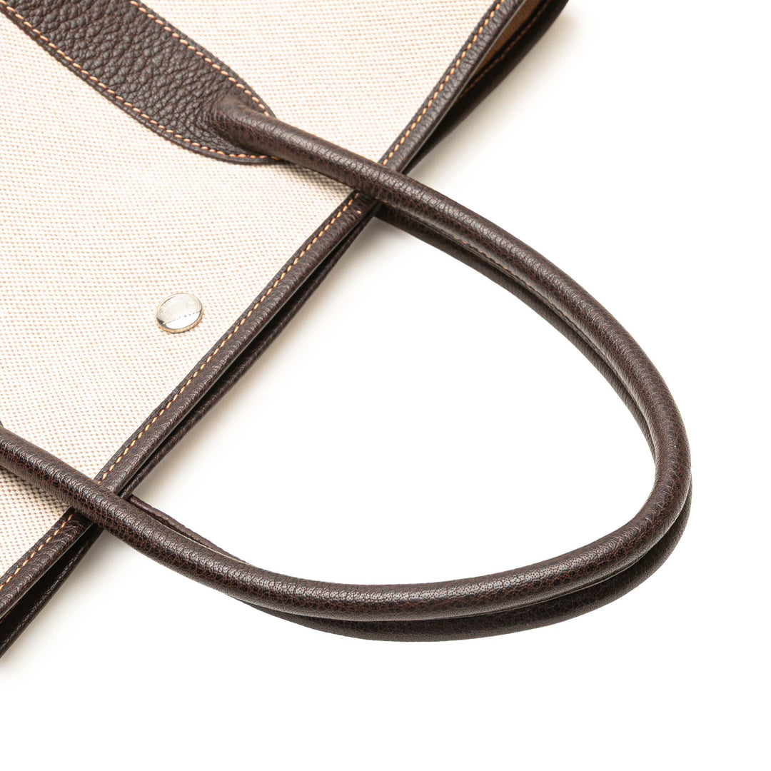 Hermès Toile et Buffalo Cuir Garden File 37