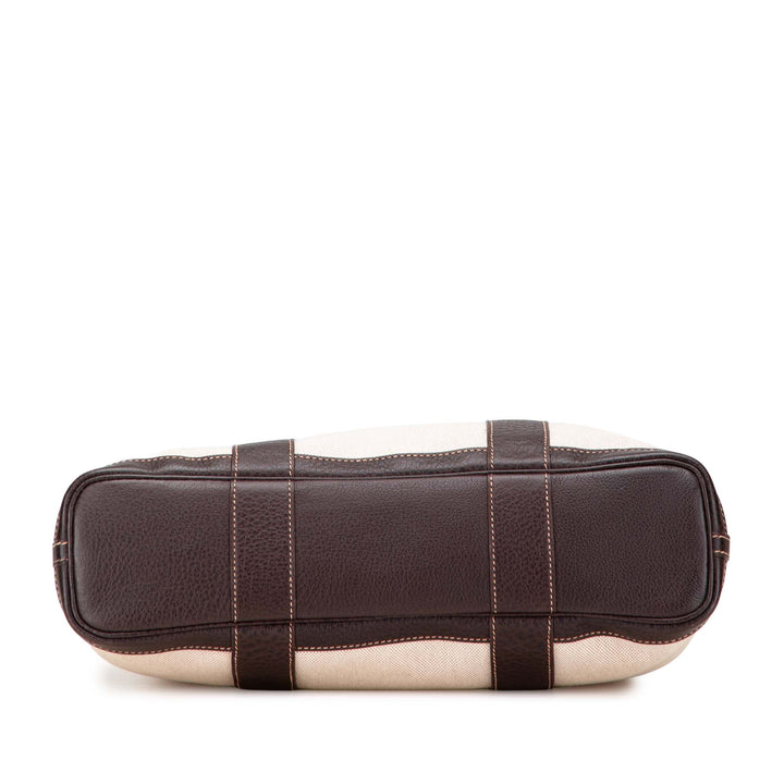 Hermès Toile et Buffalo Cuir Garden File 37