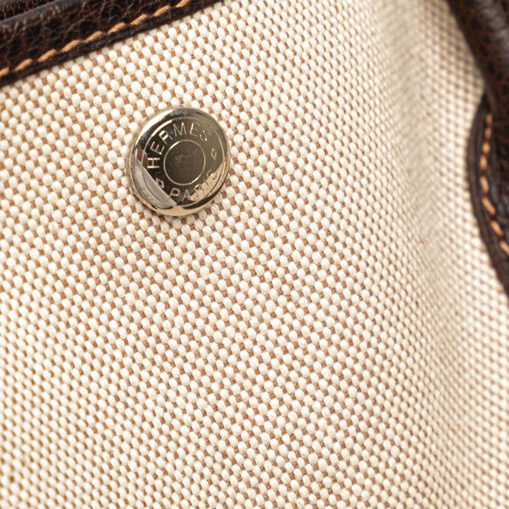 Hermès Toile et Buffalo Cuir Garden File 37