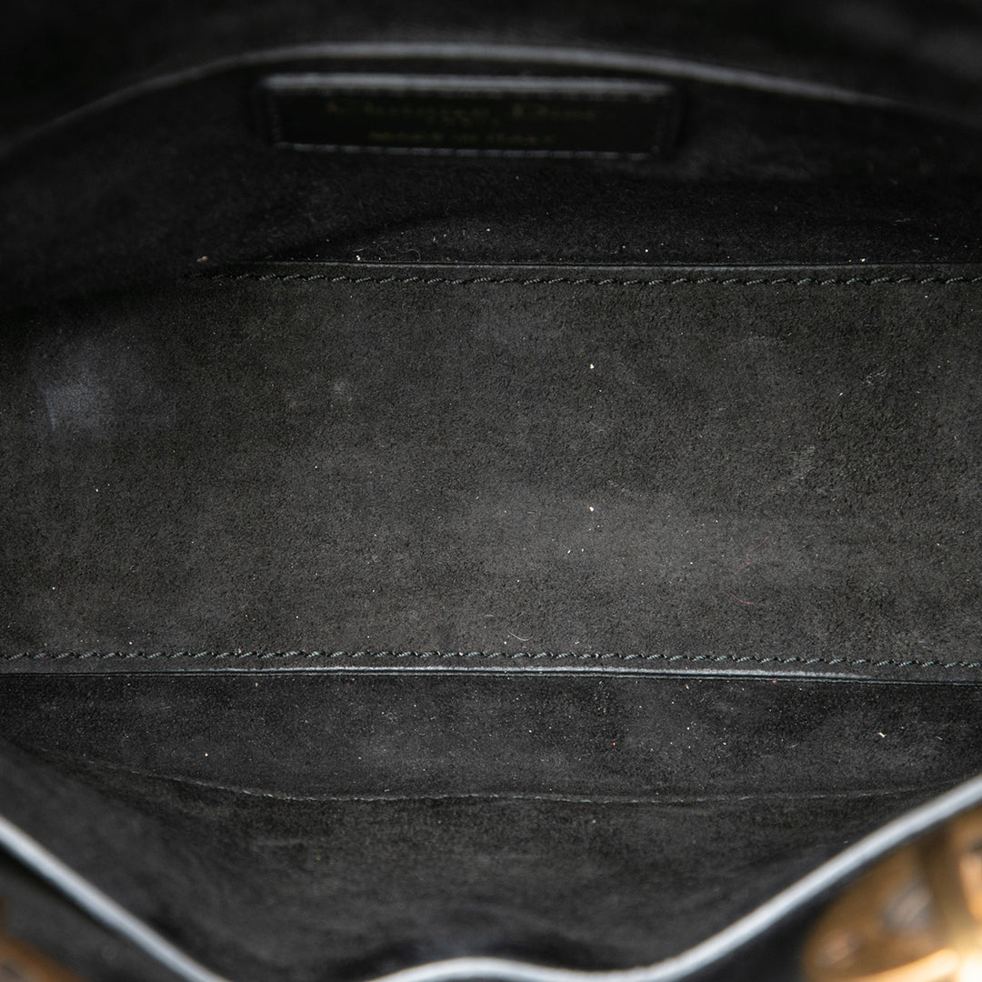 Lady Dior froissé Cannage My ABCDior Petit Noir