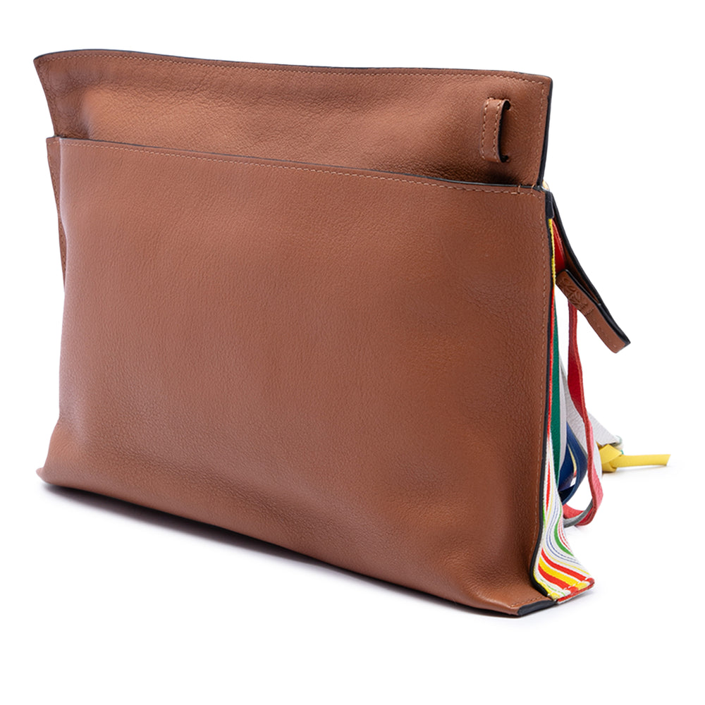 LOEWE Pochette Multicolor Fringe T Multi Multicolore – vue 2 – GABY PARIS