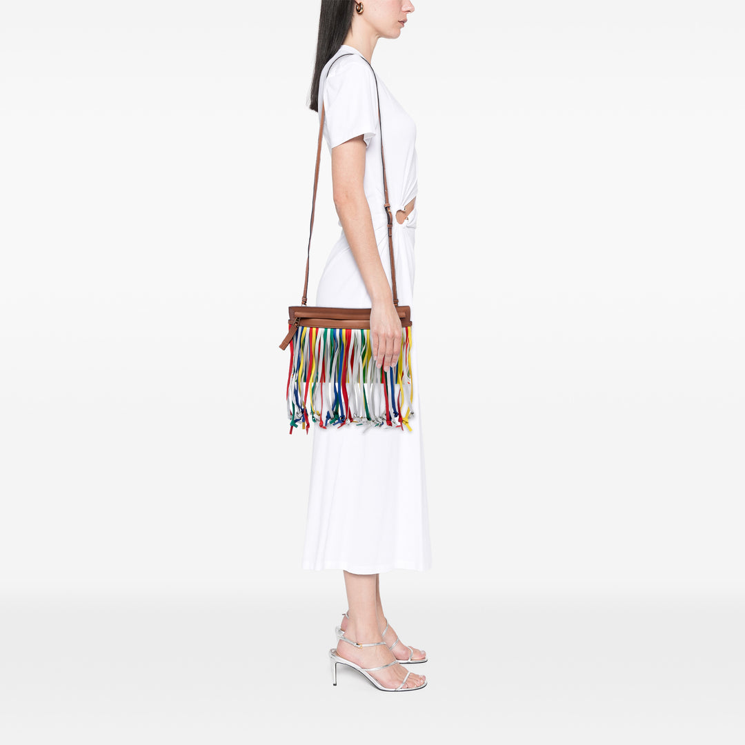 LOEWE Pochette Multicolor Fringe T Multi Multicolore – vue 6 – GABY PARIS